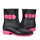thumbnail image 4 of Zapatos impermeables antideslizantes para mujer, zapatos de lluvia de Color sólido, botas medias con cerrojo de tacón bajo de plástico Wmkox8yii  ghj486, 4 of 6