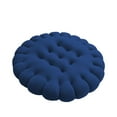 thumbnail image 3 of Almohada de lanzamiento de comodio de forma de galleta para sala de estar de la oficina meditación de sala de estar Azul, 3 of 8