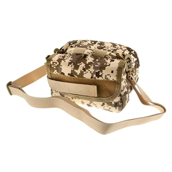 de cuadro de bicicleta - Bolsa de sillín de bolsa de tubo delantero de bicicleta - Carga de s dobles Camuflaje Beige Cola Alforja de cuadro de bicicleta