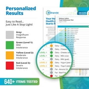 5Strands Food Intolerance Test, Accurate Hair Analysis, 658 Items Tested, at Home Food Sensitivity Test Kit for Adults & Kids, Gut Health Test, Results in 4 Days