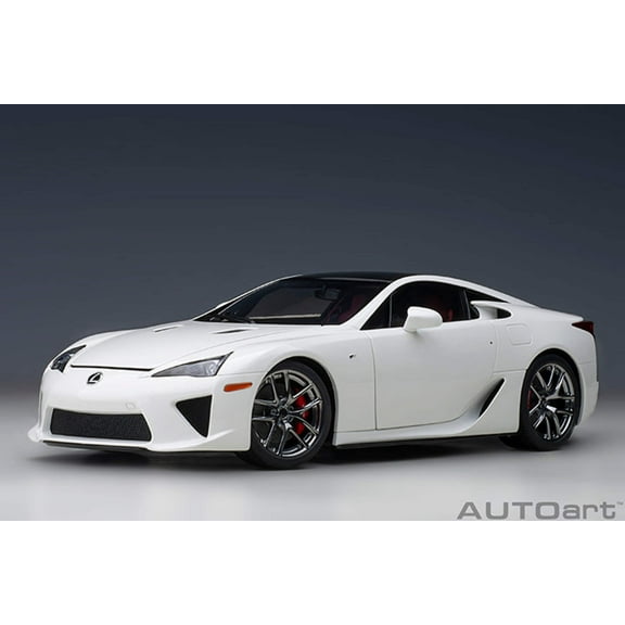 AUTOart 2012 Lexus LFA Whitest White and Carbon Black 1:18