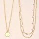 thumbnail image 5 of Women's Geometric Necklace with Pearl Personalized Jewelry Accessories Gift for Birthday Anniversary, 5 of 5