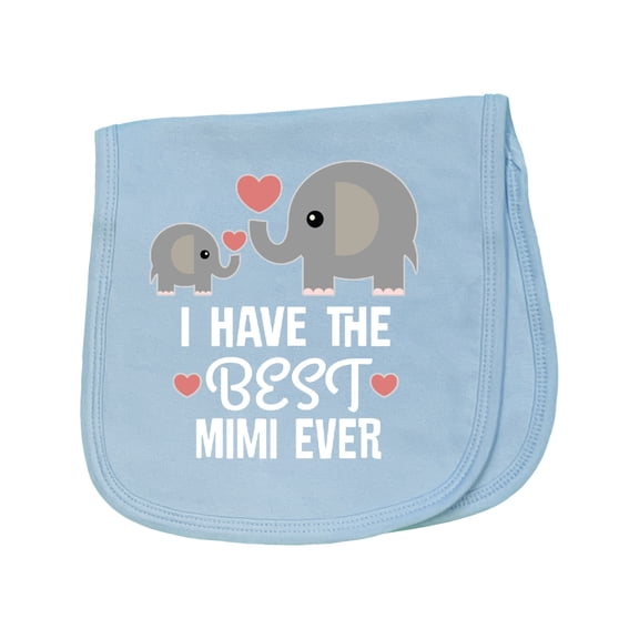 Inktastic Grandchild Best Mimi Ever Baby Burp Cloth