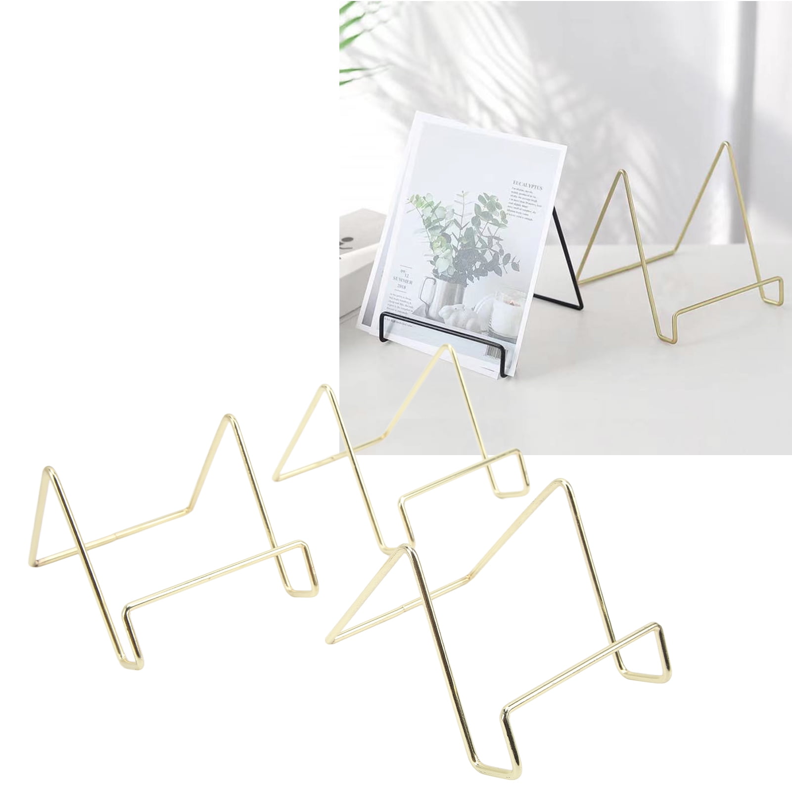 FAGINEY Wire Plate Easel Display,Wire Plate Holder,3 Pcs Wire Plate