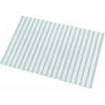 thumbnail image 2 of Shag Bath Rugs Ocean Blue Stripes Seamless Ticking Stripe Plush Soft Fluffy Doormat Floor Carpet,Non-Slip Living Room Bedroom Kitchen Entryway Door Mats Farmhouse Pinstripe, 2 of 6