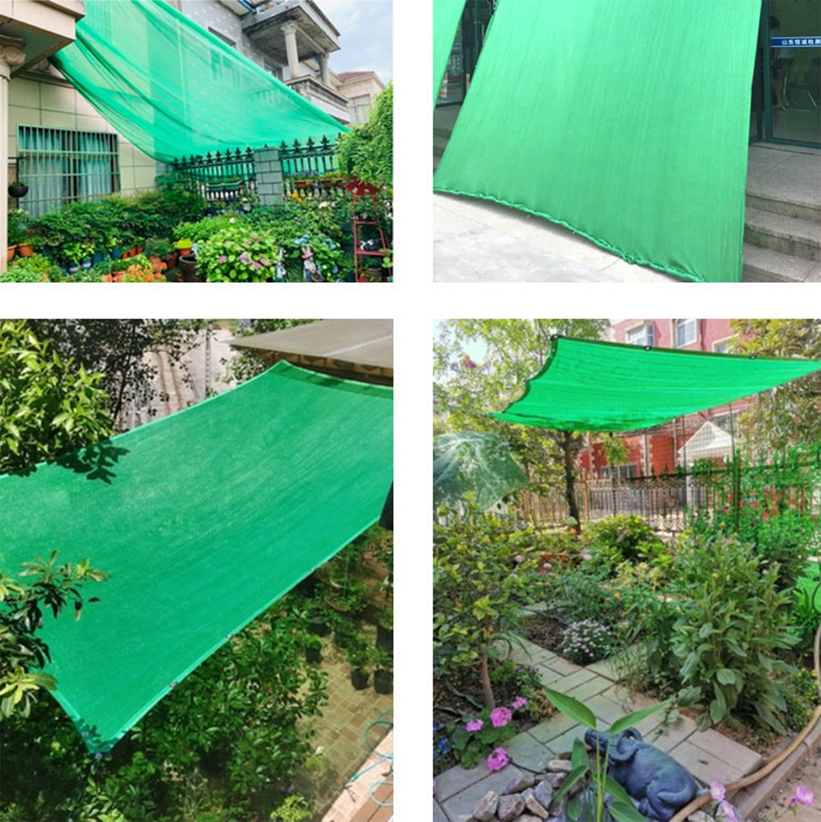 Summer Savings Clearance! Boovnll Sun Shades Outdoor Patio, 6.6x10Ft Rectangle Sand UV Block Sunshade Mesh Insulation Permeable Heavy Duty Shade Cloth for Outdoor Patio Yard Backyard Garden, Sun Shade