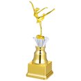thumbnail image 1 of UPGRATOR Trofeo Pequeño De Danza En Plástico Dorado Ideal Para Y Reconocimientos, 1 of 8