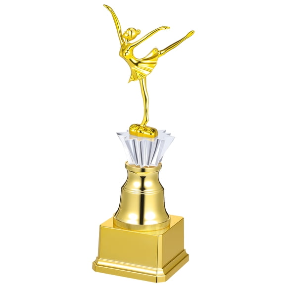 UPGRATOR Trofeo Pequeño De Danza En Plástico Dorado Ideal Para Y Reconocimientos
