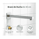 thumbnail image 4 of Regadera Cuadrada Monomando Acero Inoxidable, 4 of 4