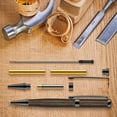 thumbnail image 5 of Kit de 10 Bolígrafos Delgados para Torneado de Madera, Bolígrafo Giratorio de 7 mm con Recarga, Ideal para Regalos de Bricolaje, Color Negro., 5 of 5