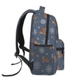 thumbnail image 3 of Rateoe Squirrel And Snowflakes Pattern Casual Backpack for School, Work, Travel – Adjustable Straps, Multiple Compartments – Ergonomic Design, Fits Laptops and Tablets, 3 of 5
