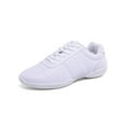thumbnail image 3 of Gomelly Cheerleading Shoes for Kids Girls Wide Width Cheer Shoes Adult & Youth White 12C, 3 of 8