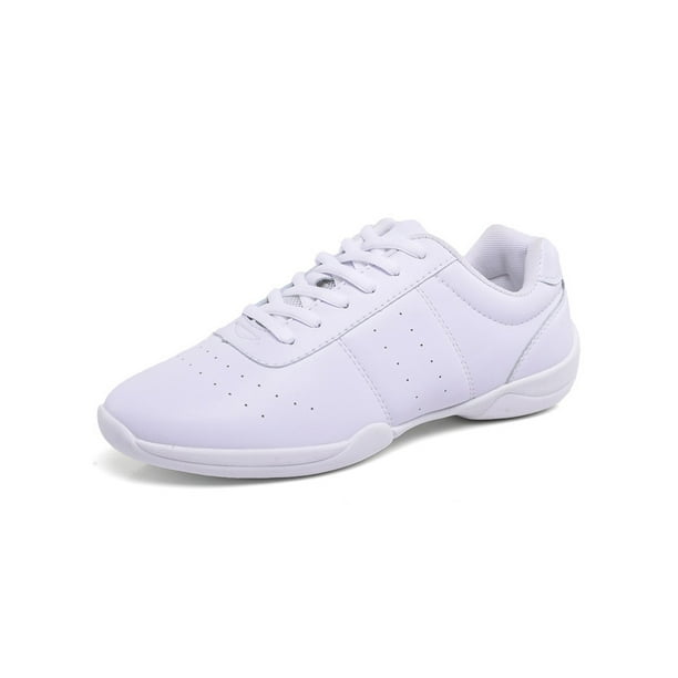 Harsuny Kids Cheer Shoes White Wide Width Cheerleading Shoes