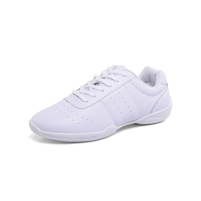 Harsuny Kids Cheer Shoes White Wide Width Cheerleading Shoes