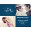 Roman Monogram Standard Wedding Invitation