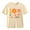 Beige, variant on 100 Days of School Tee for Boys & Girls, Fun Floral Letter Print Cotton T-Shirt, Cute for Back to School Tops, 2 to 13T