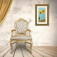 thumbnail image 3 of Lafrate, Sandra 17x32 Gold Ornate Wood Framed with Double Matting Museum Art Print Titled - Sunflowers on Wood III, 3 of 4