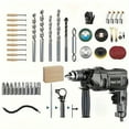 thumbnail image 2 of 1 Set Hand Electric Drill Set, Can Be Used for Brick Walls, Impact Drills, Plug-in Electric Drills, High Power, for Concrete, Power Tools, 2 of 9