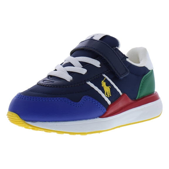 Polo Ralph Lauren Train 89 Sport Infant/Toddler Shoes Size 5, Color: Navy/Multi/Yellow