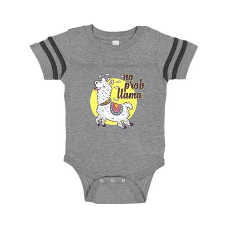 

Inktastic No Prob Llama Gift Baby Boy or Baby Girl Bodysuit