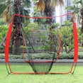 thumbnail image 1 of Baseball Practicing Net, Foldable Children Baseball Practicing Net With Rubber Foot Pad Carrying Bag For Kids, 1 of 8
