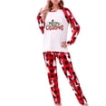 thumbnail image 2 of Pijamas de Navidad Para Mujeres de La Familia, Traje Cálido Para Padres E Hijos, Ropa de Hogar Con Costuras A Cuadros Estampadas, Pantalones de Manga Larga, Conjunto de Dos Piezas Para Mamá Odeerbi ODB188525, 2 of 6
