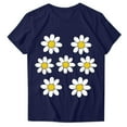 thumbnail image 4 of My Orders Cute Summer Tops for Women, White Blouse for Women Dressy Cotton Athletic Tops Women Pack Womens Summer Tops Casual Purple Short Sleeve Tunic Tops for Women 3Xl, 4 of 4