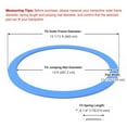 thumbnail image 2 of Yescom 15FT Universal Trampoline Spring Cover Replacement Safety Pad Accessories UV-Resistant PVC EPE Foam Protection Blue, 2 of 11