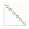 thumbnail image 2 of Finest Gold 14K Two-Tone Add a Diamond Bracelet with Holds 13 Stones Up to 2.5mm, 2 of 2