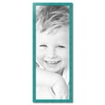thumbnail image 2 of ArtToFrames 18" x 49" Turquoise Picture Frame, 18x49 inch Blue Wood Poster Frame (WOM-4588), 2 of 8