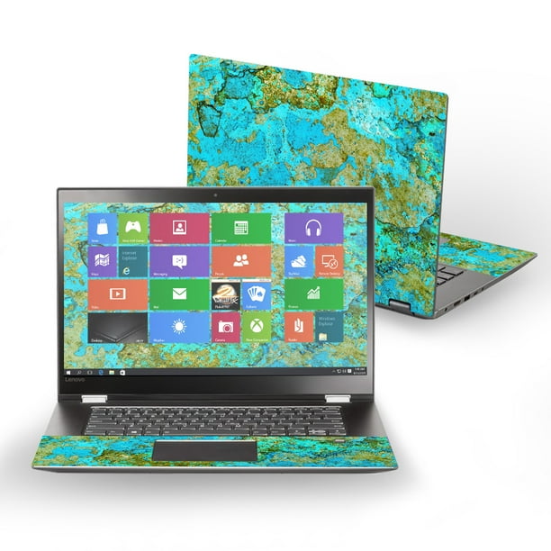 Skin Decal Wrap for Lenovo Flex 5 14" (2017) Teal Marble