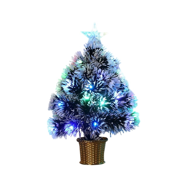 C 45Cm Christmas Tree With Multi Color Lights Pvc Decor For Home Holiday