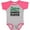 Baseball Heather and Hot Pink, variant on Inktastic Future Lacrosse Player Boys Baby Bodysuit