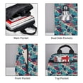 thumbnail image 4 of Naloa Fish In The Wave Print Lightweight DayBackpack Suitable for school, work, shopping, travel, etc., 4 of 5