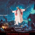 thumbnail image 1 of Colgador brillante de Halloween, Sensor de sonido fantasma colgante, Ojos de voz, adorno de terror, decoración de fiesta de casa encantada de jardín, 1 of 4