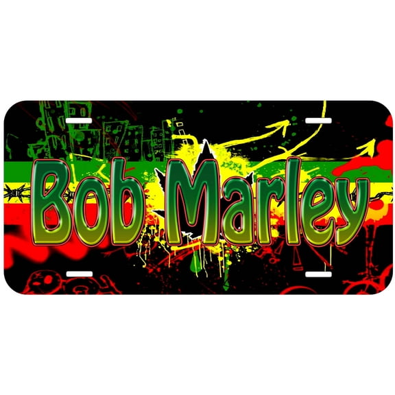 Bob Marley TAG08 Novelty Car Auto License Plate