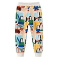 thumbnail image 5 of HWJAD Boys Drawstring Joggers Baby Sweatpants with Pockets Sweats Pants for 2-7T Kids, 5 of 8