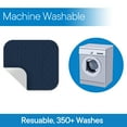 thumbnail image 6 of RMS Absorbent Washable Reusable Incontinence Chair Seat Protector Pad 21 in.X22 in.(Blue) Wheelchair Cushion, 6 of 9