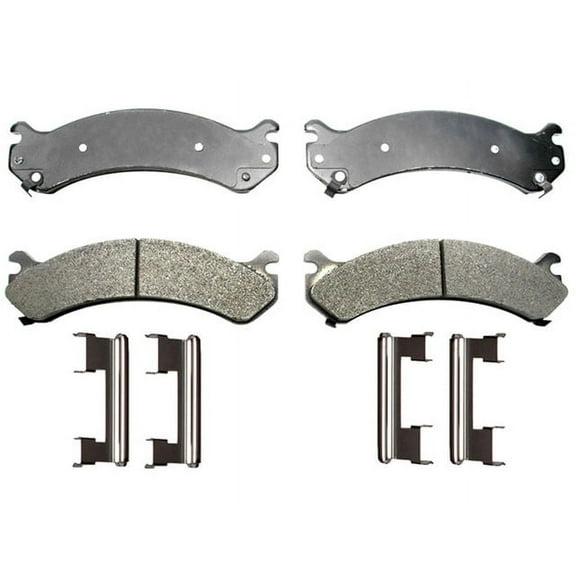Front Brake Pad Set - Compatible with 2001 - 2010 Chevy Silverado 2500 HD 2002 2003 2004 2005 2006 2007 2008 2009