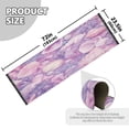 thumbnail image 2 of Runner Rug Classical Purple Shell Printed Style Pattern 72x23.5 indoor Washable Runner Rug, 2 of 8