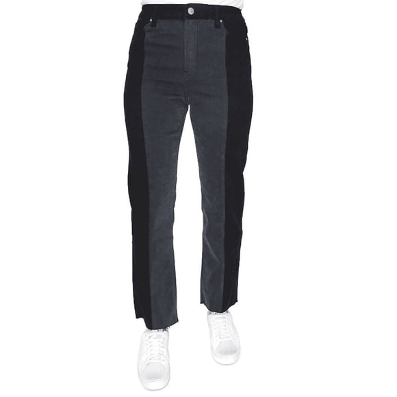 Almost Famous Juniors’ Two-Tone High-Rise Dad Jeans