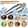 thumbnail image 2 of Coctelera con soporte, bebida mixta de cóctel profesional de 750 ml, regalos para hombres, mujeres y amantes de los cócteles, kit de barman familiar, 2 of 5