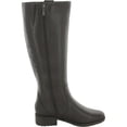 thumbnail image 2 of Easy Spirit Womens Rhonda Leather Block Heel Knee-High Boots, 2 of 3