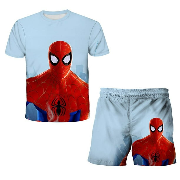 T-shirt spider-man avec nom - Cadeau anniversaire enfant fille et garçon  Enfant 3/4 ans