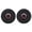 Black, variant on YAHHU 1/10 RC Tire 2.2 Inch Durable Rubber Alloy RC Car Wheel with Metal Wheel Hub RC Spare Upgrade Parts Accessory for Crawler Vehicles, Silver Color, 5.1 inches / 130 mm Diameter 2 Pack[cite: 1]