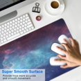 thumbnail image 4 of Unleash Stellar Gaming with our Large Dazzling Galaxy Mouse Pad, Non-Slip Rubber Base for Optimal Precision. Stitched Edges, Doubles as a Desk Pad - Ideal for Keyboard & Mouse - 31.5x11.8in., 4 of 7