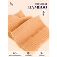 thumbnail image 3 of HUGH UGOLI Women Diabetic Ankle Socks, Super Soft & Thin Bamboo Socks, Wide & Loose, Non-Binding Top & Seamless Toe, 4 Pairs, Peach Orange, Shoe Size: 6-9, 3 of 4