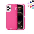 thumbnail image 1 of Entronix Funda Resistente para iPhone 11 Pro, Triple Capa a Prueba de Golpes y Protección contra Caídas, Color Rosa, 1 of 6