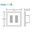 thumbnail image 2 of Nicor Lighting PRCP2DBNK 2-Video Compatible PrimeChime Plus Doorbell Chime Kit with Nickel Decorative Button, 2 of 2