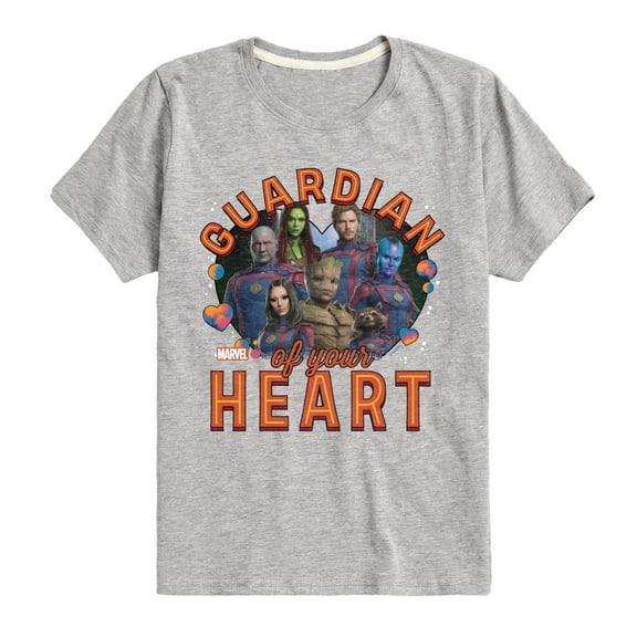 Marvel Guardians of the Galaxy - Guardian Of Your Heart Valentine - Toddler And Youth Short Sleeve Graphic T-Shirt